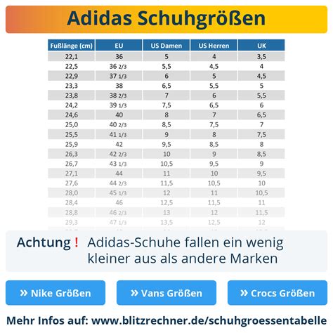 adidas größentabelle schuhe us eu|adidas größentabelle herren.